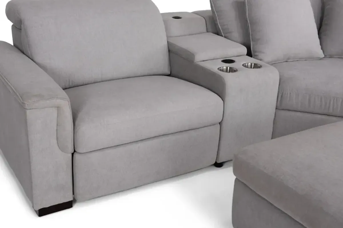 Lexi II 5 Piece Sectional With Ottoman