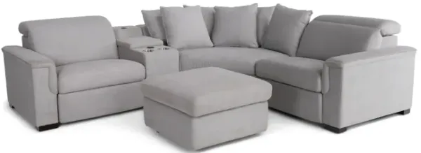 Lexi II 5 Piece Sectional With Ottoman