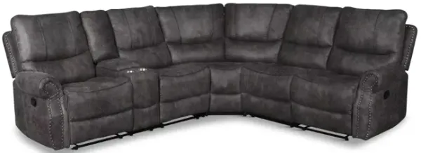 Haddie 3 Piece Reclining Sectional