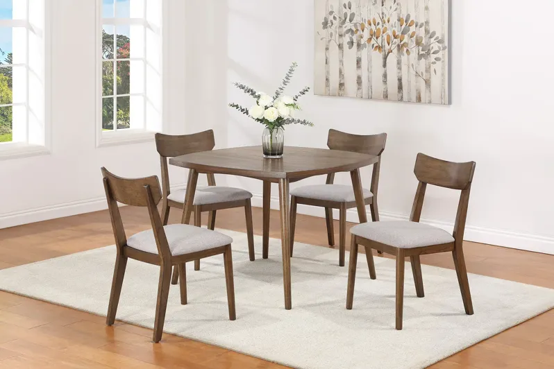 Weldon Dining Table And 4 Side Chairs