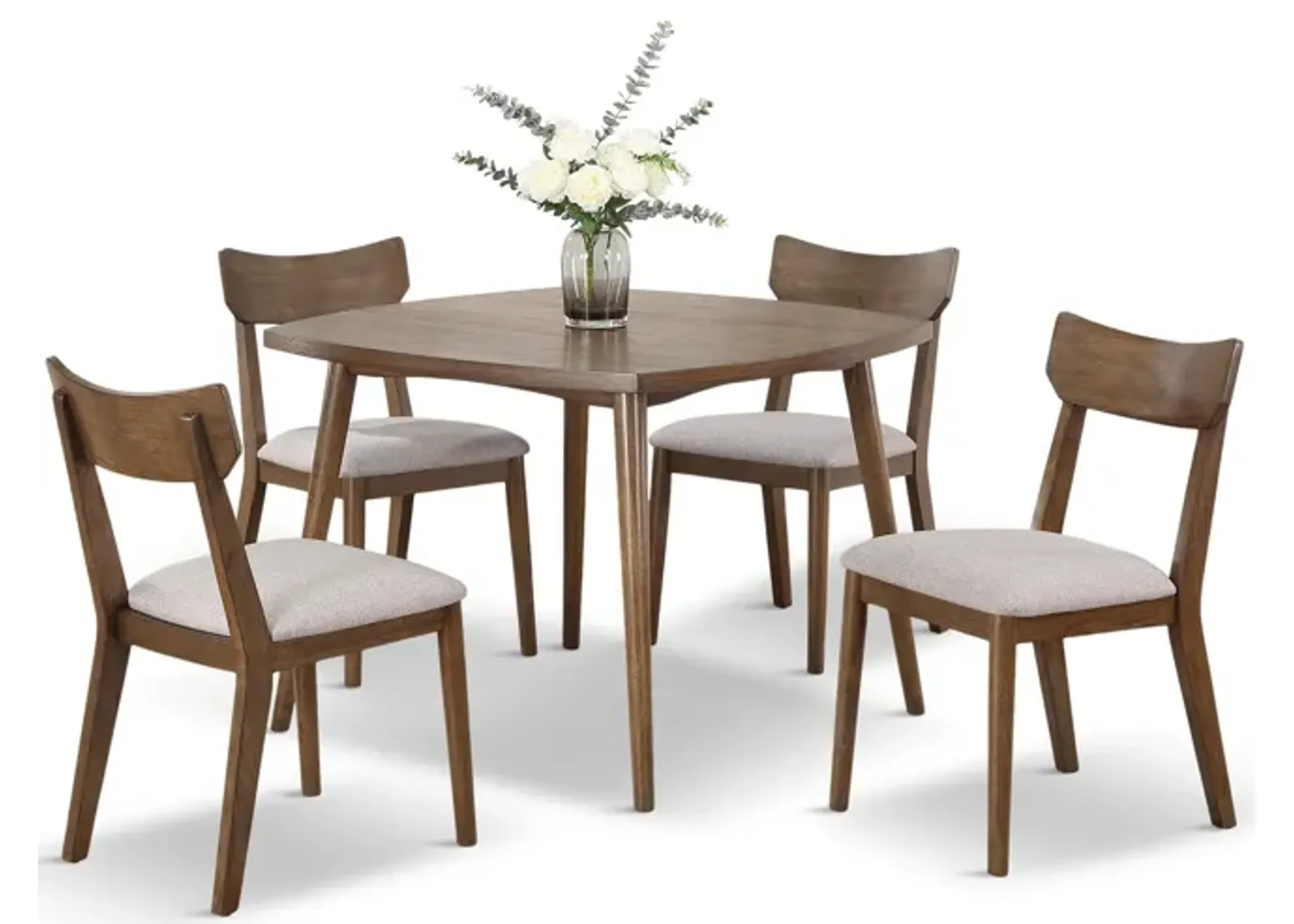 Weldon Dining Table And 4 Side Chairs