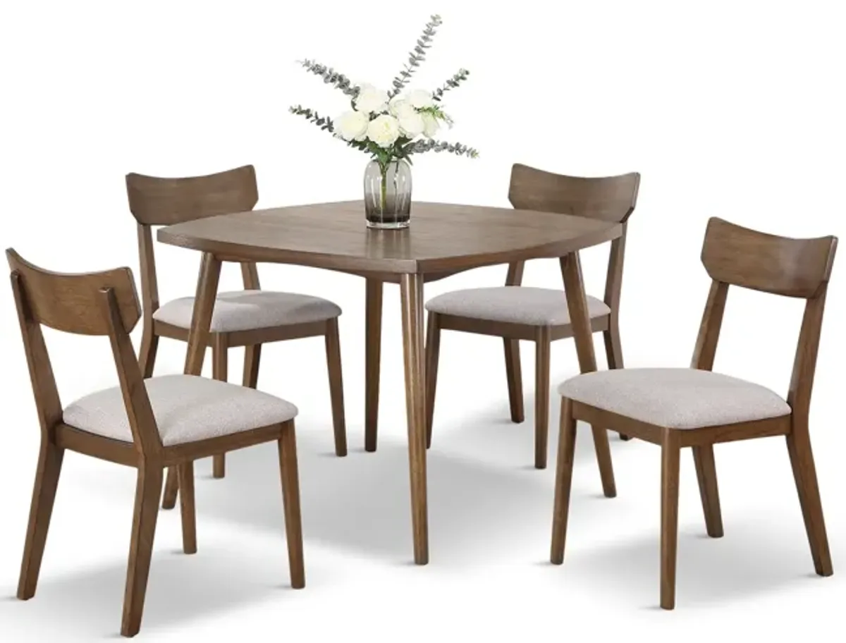 Weldon Dining Table With 4 Dining Chairs