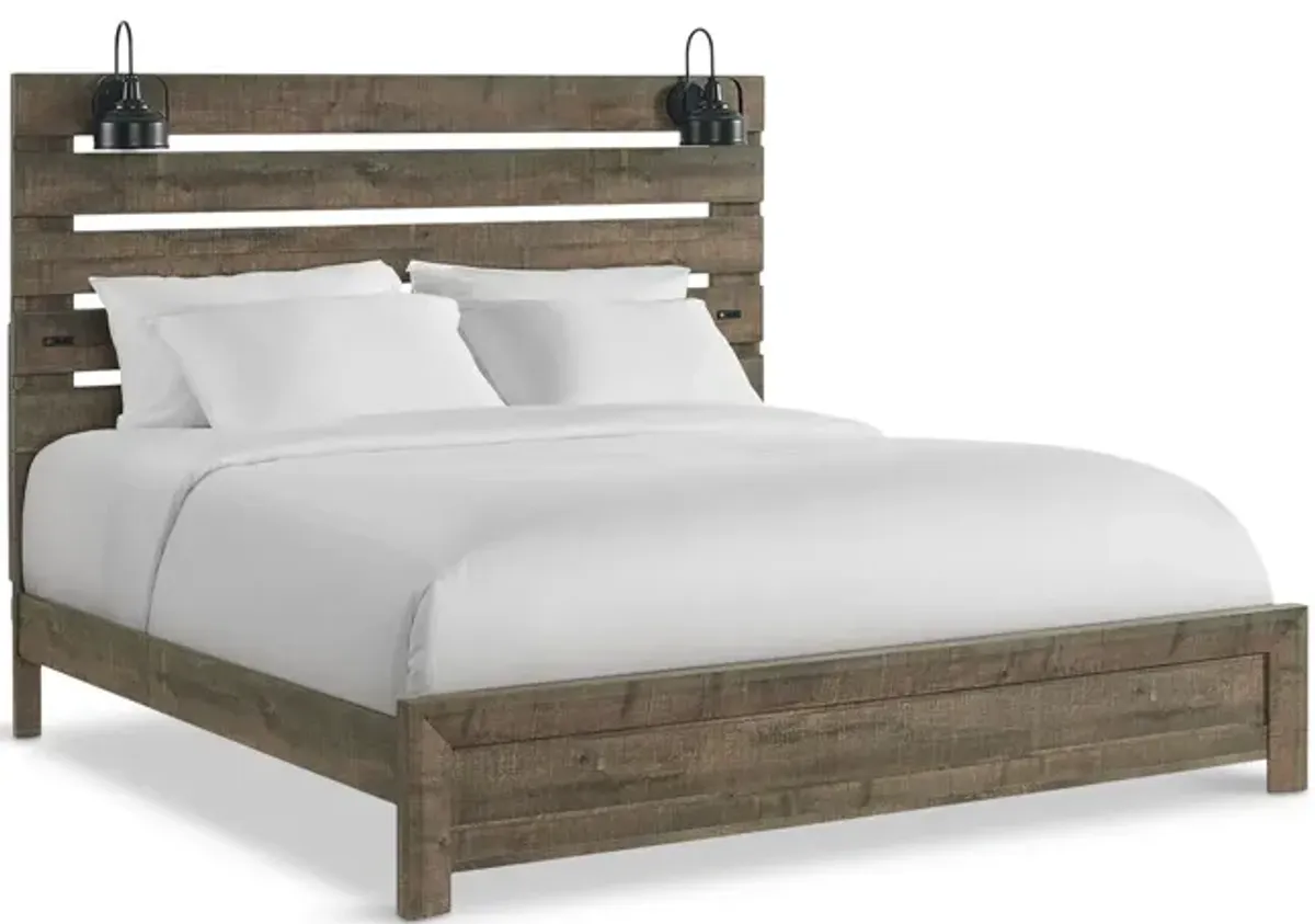 Winnie Queen Bed - Brown