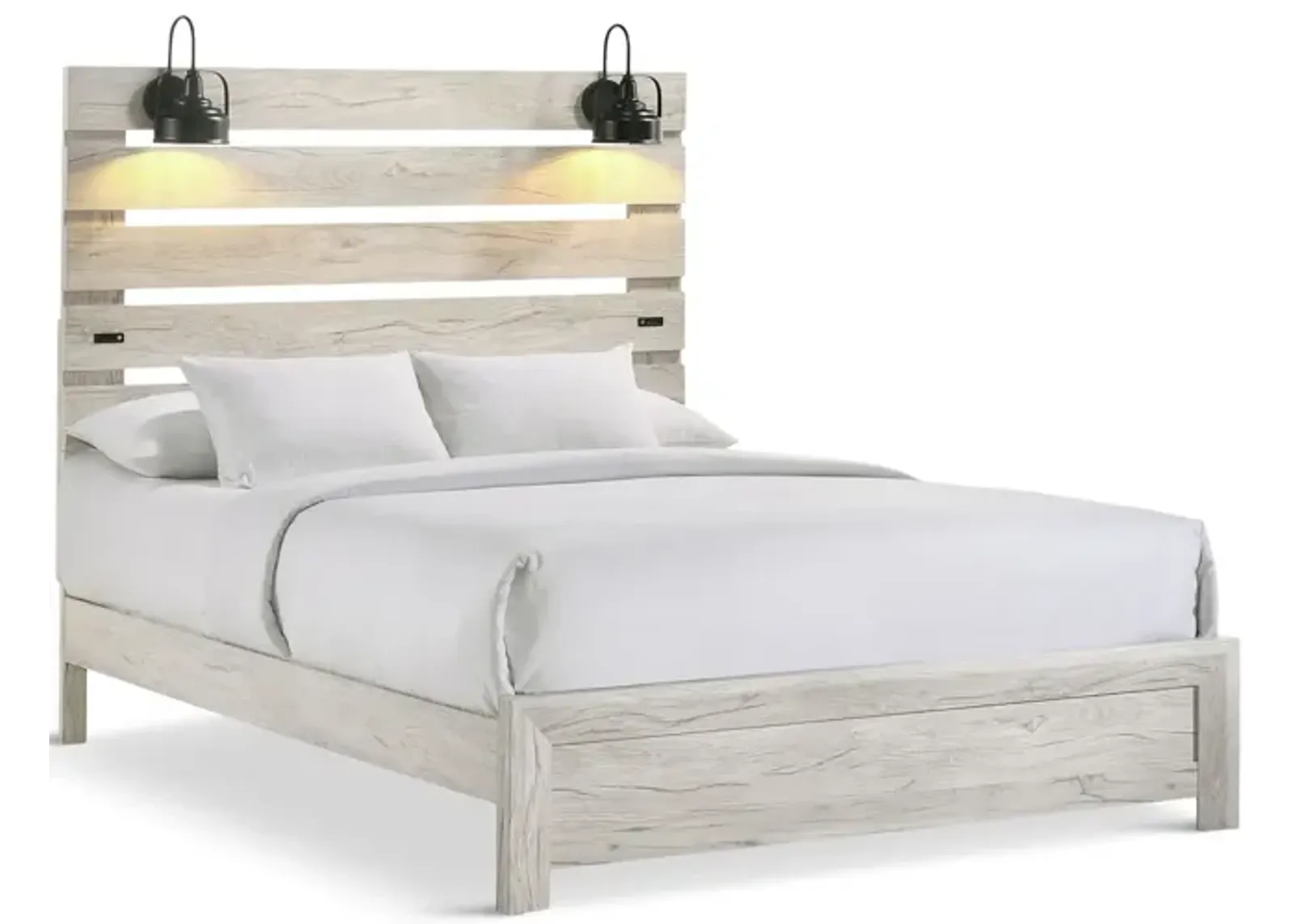 Winnie Queen Bed - White