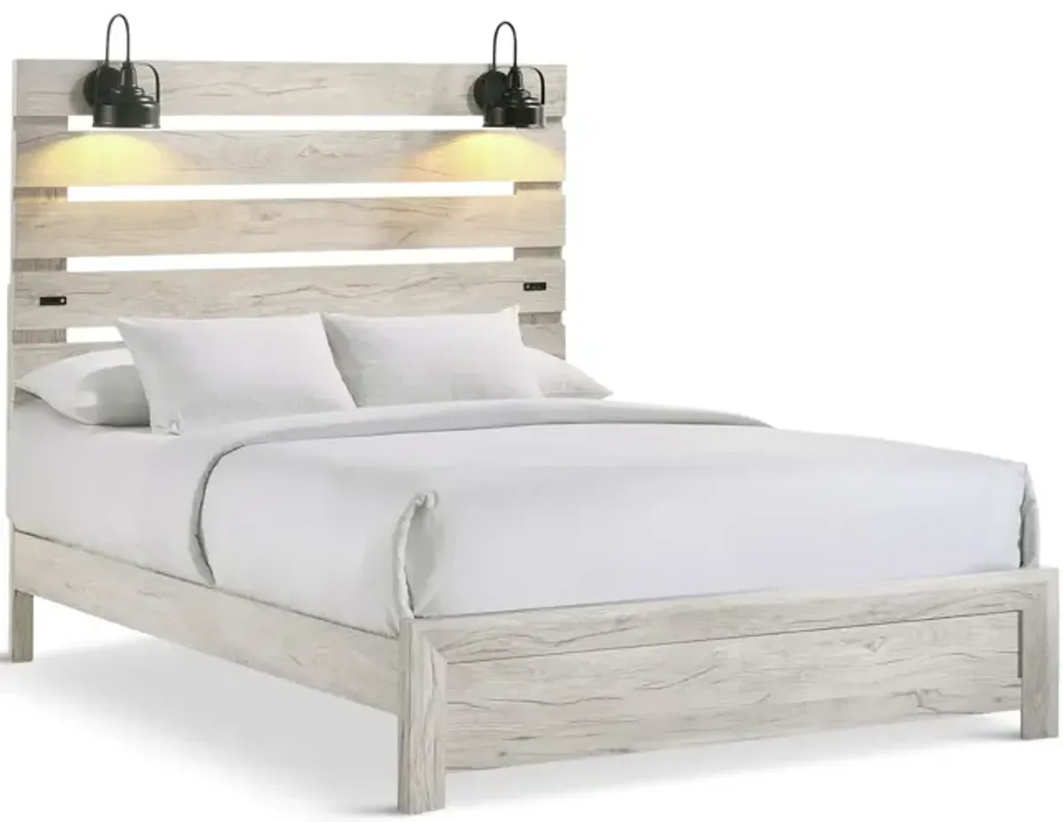 Winnie Queen Bed - White