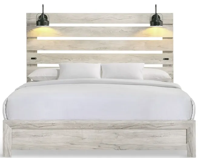 Winnie King Bed - White