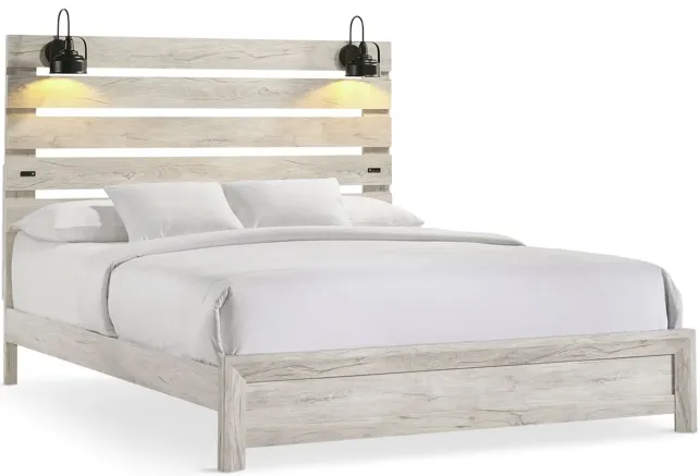 Winnie King Bed - White