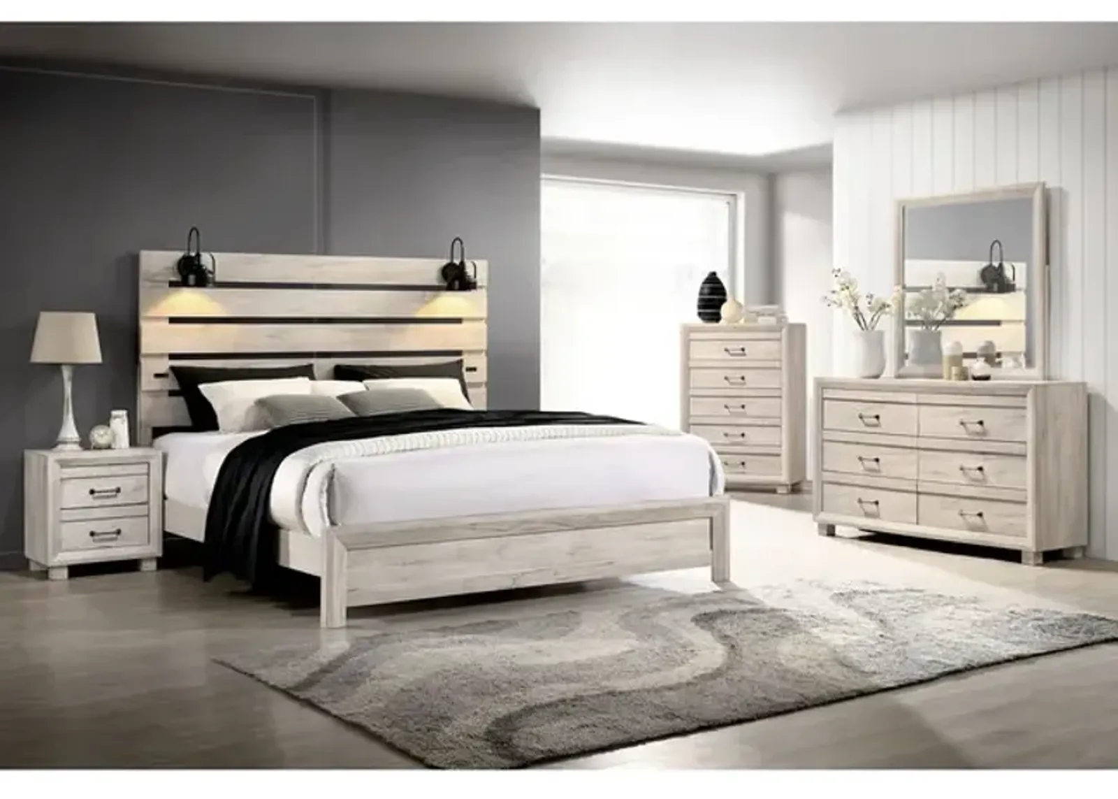 Winnie King Bedroom Suite - White