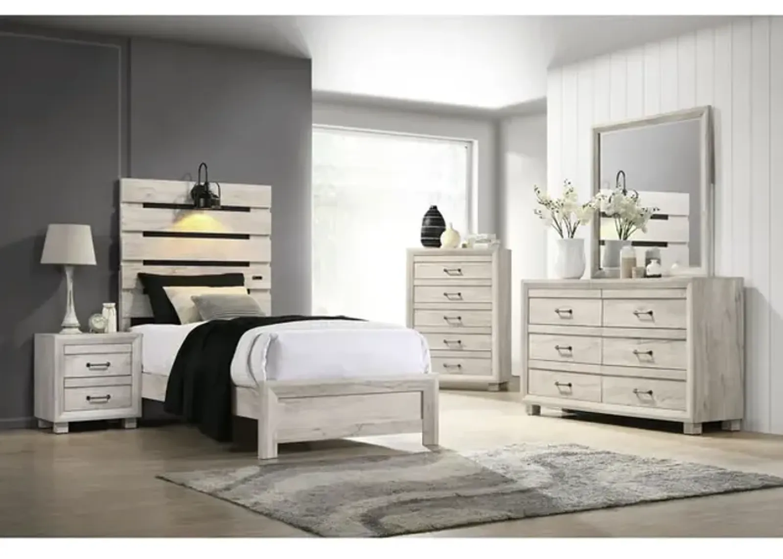 Winnie Full Bedroom Suite - White