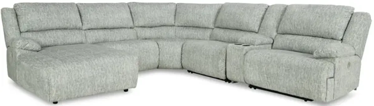 Athena 6 Piece Reclining Modular Sectional - Left Chaise