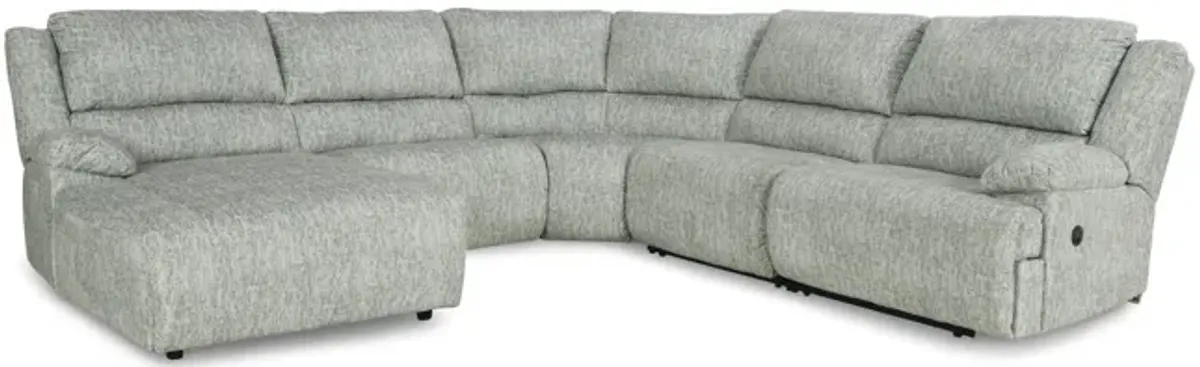 Athena 6 Piece Reclining Modular Sectional - Left Chaise