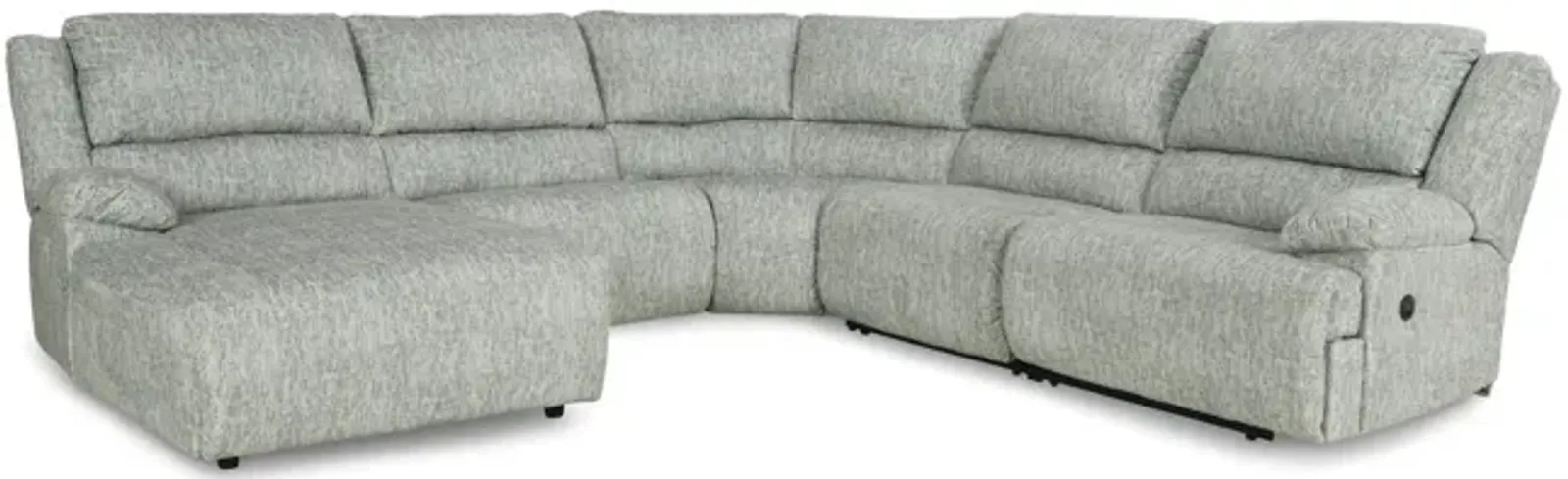 Athena 6 Piece Reclining Modular Sectional - Left Chaise