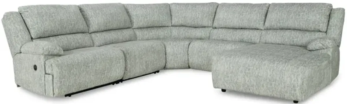 Athena 6 Piece Reclining Modular Sectional - Right Chaise