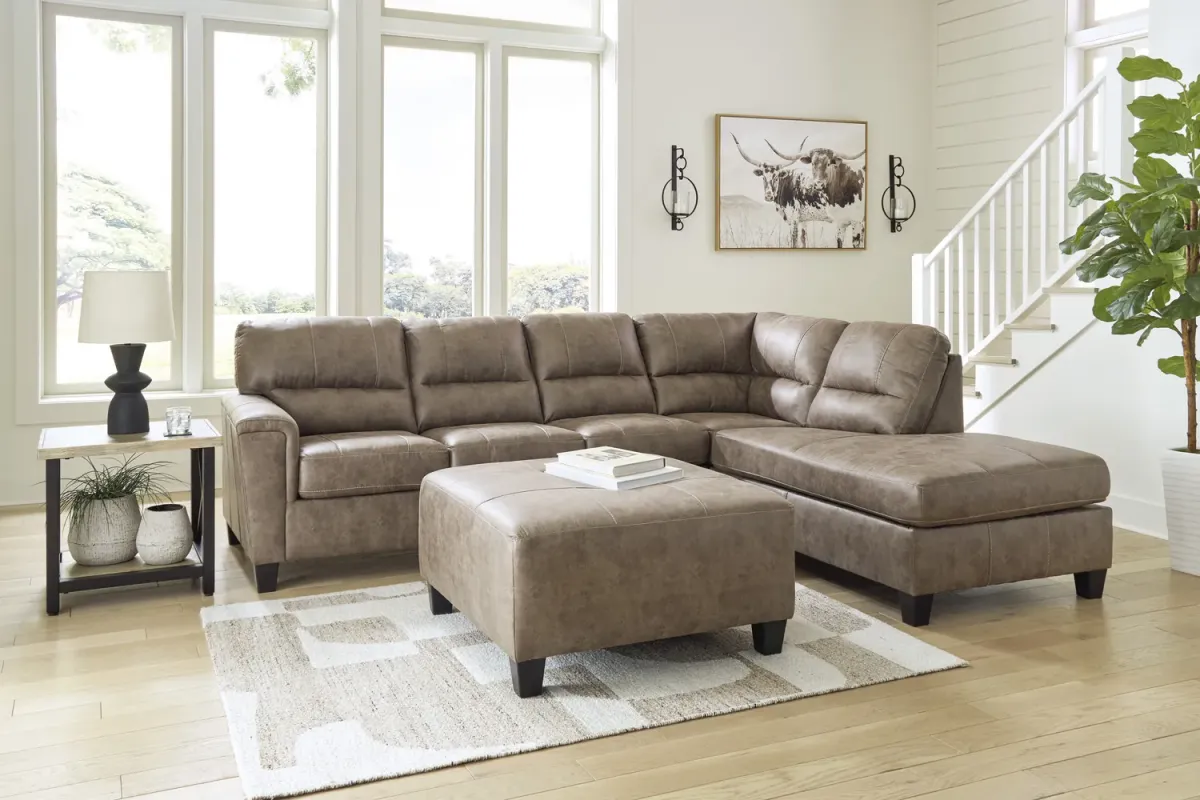 Kiri Sectional Right Chaise - Fossil