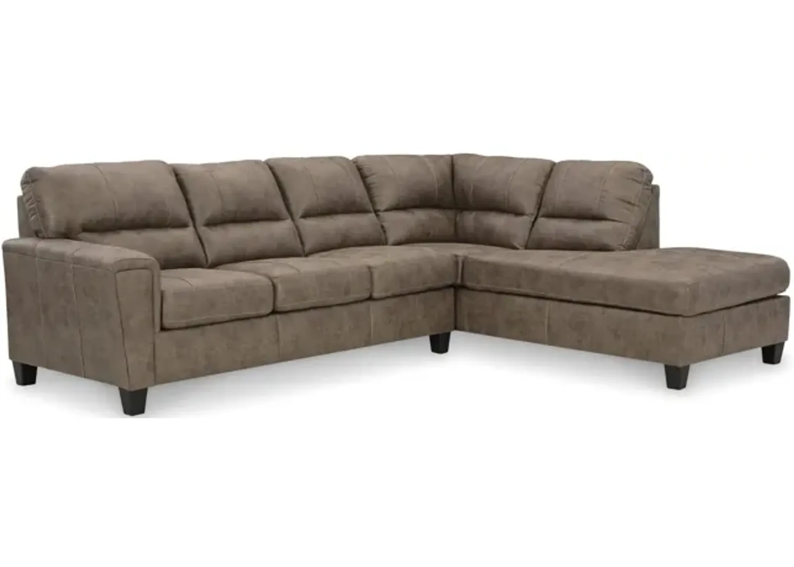 Kiri Sectional Right Chaise - Fossil