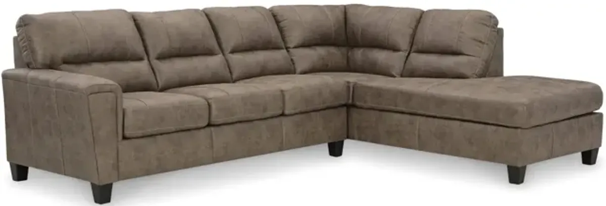 Kiri Sectional Right Chaise - Fossil