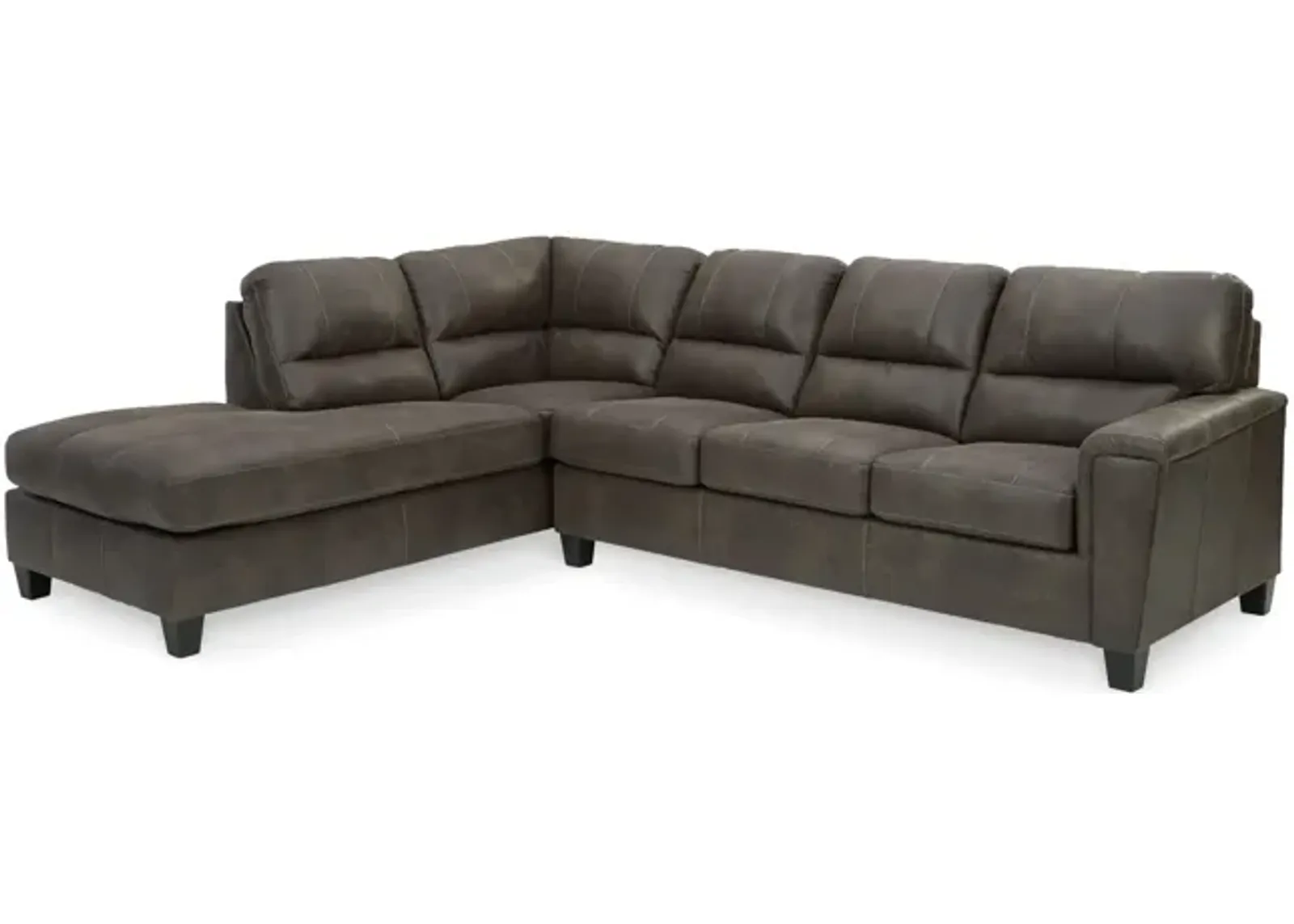 Kiri Sleeper Sectional Left Chaise - Smoke