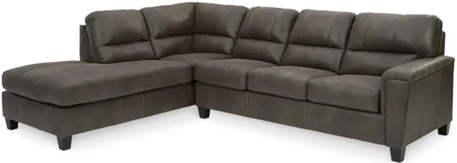 Kiri Sleeper Sectional Left Chaise - Smoke