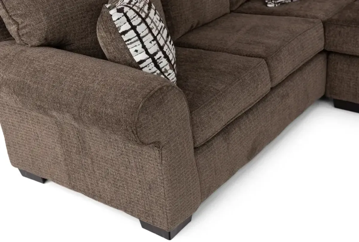 Darwin Sectional - Coffee