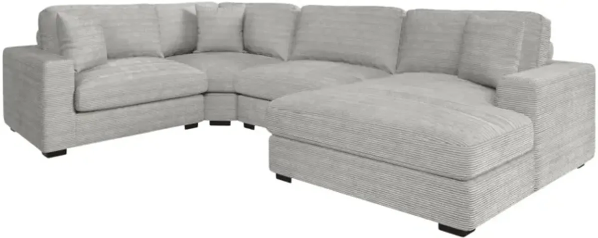 Amora 4 Piece Modular Sectional - Right Chaise