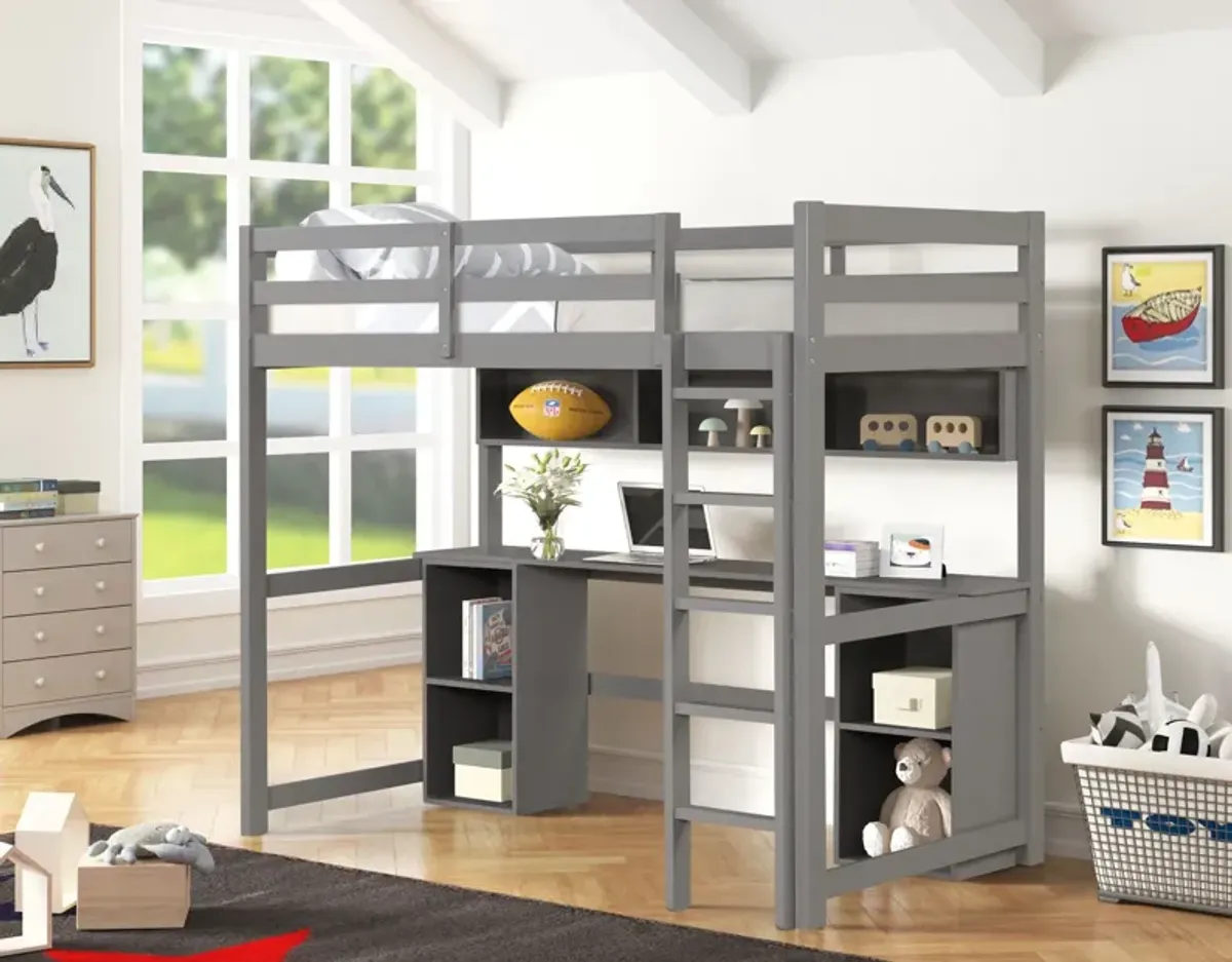 Scout Loft Bed With Desk And Ladder