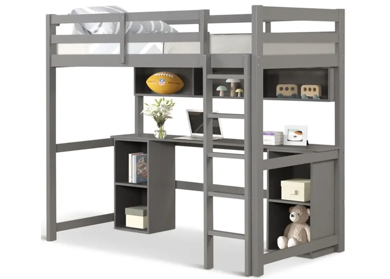 Scout Loft Bed With Desk And Ladder