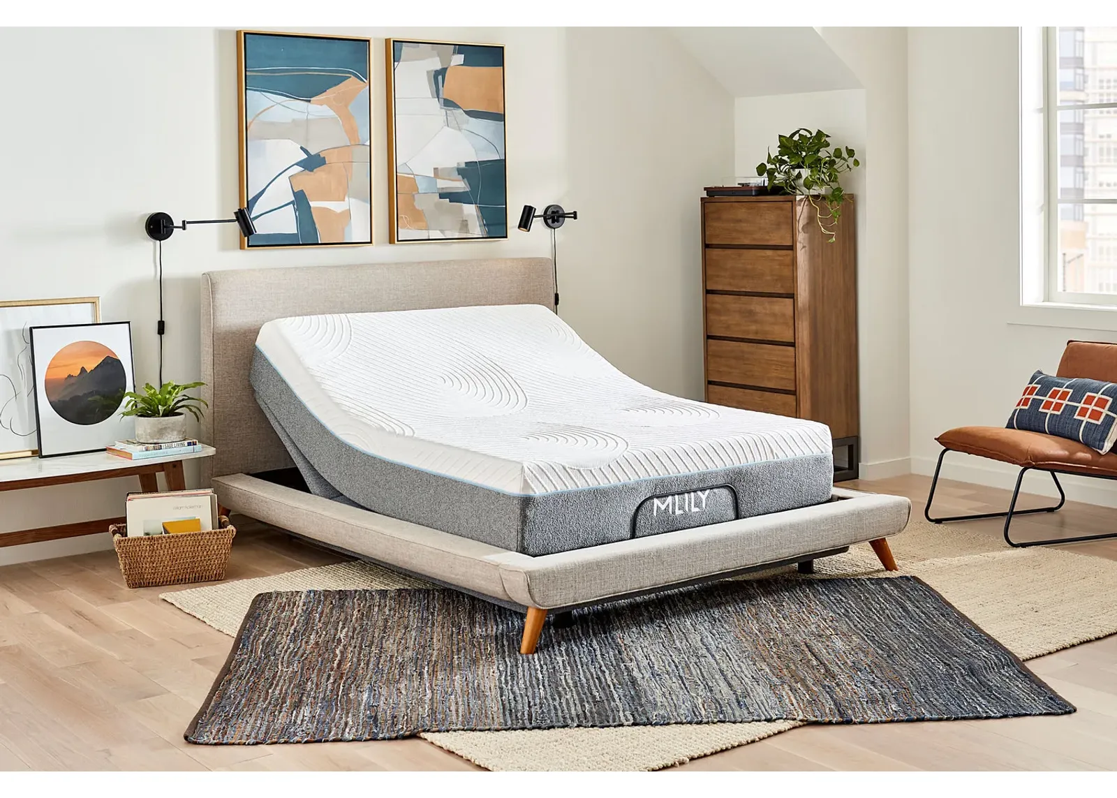 Fusion Luxe Queen Mattress With Adjustable Base