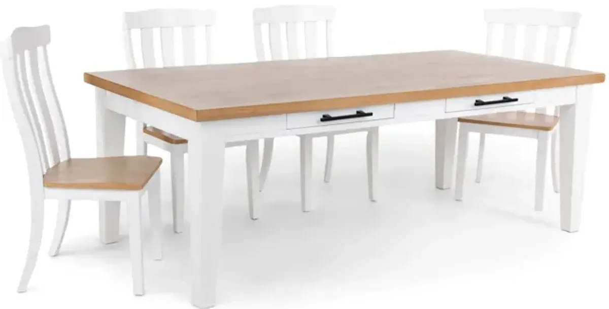 Buena Vista Dining Table And 4 Dining Chairs