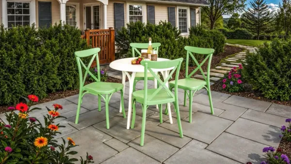 Chole X Chair 5 Piece Patio Set