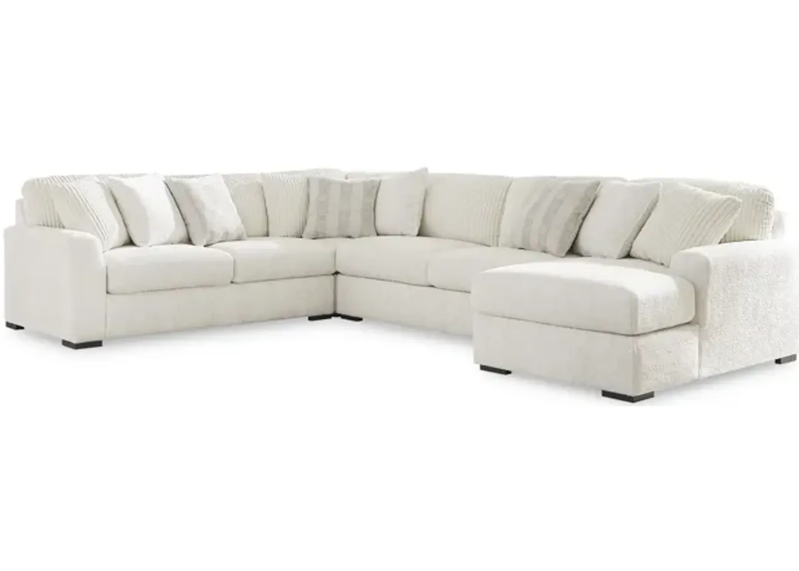 Polly 4 Piece Modular Sectional - Right Chaise