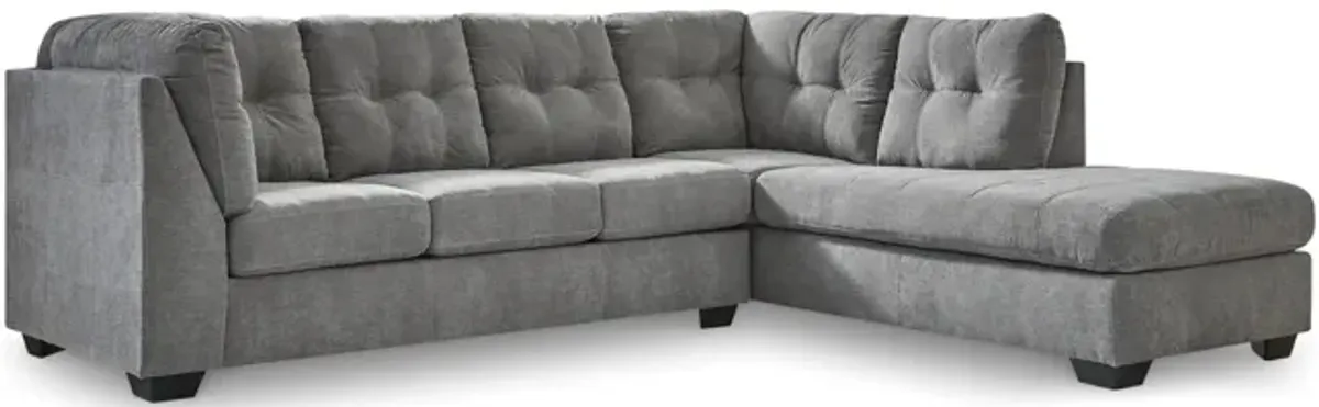 Cassidy Sectional With Right Facing Chaise - Gray