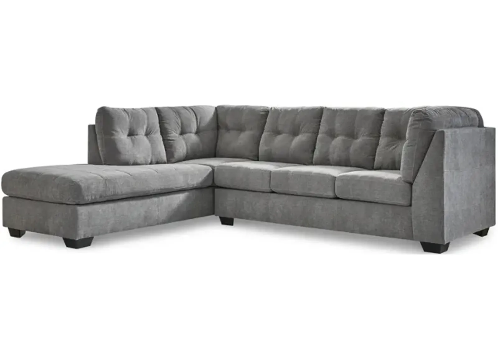 Cassidy Sectional With Left Facing Chaise - Gray