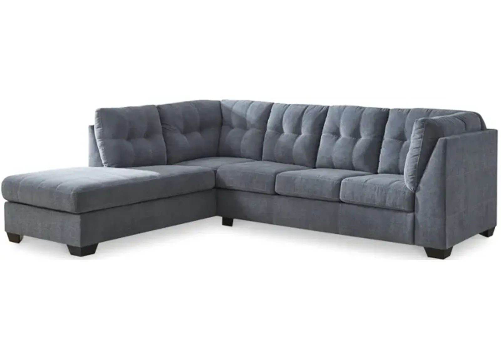 Cassidy Sectional With Left Facing Chaise - Denim