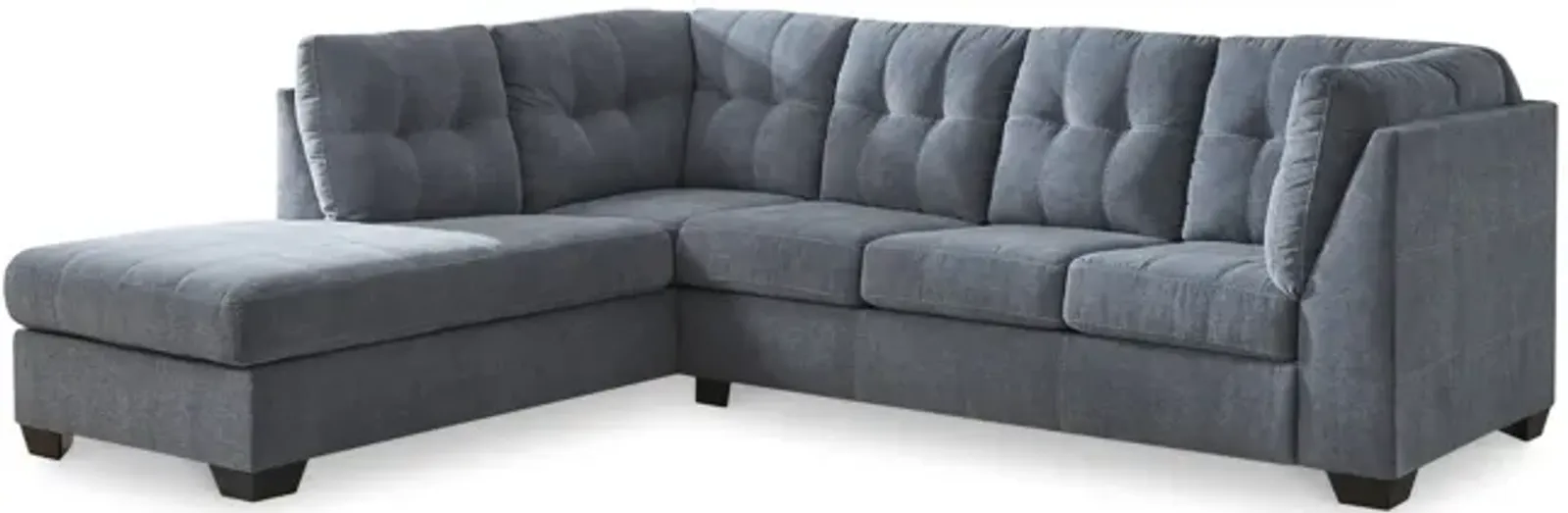 Cassidy Sectional With Left Facing Chaise - Denim