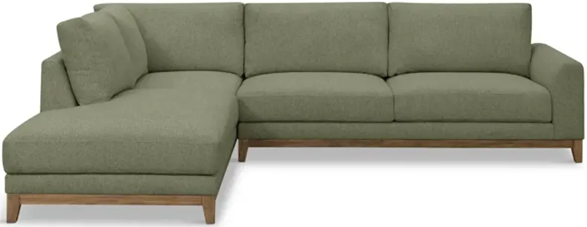 Madison Sectional With Left Chaise - Olivine