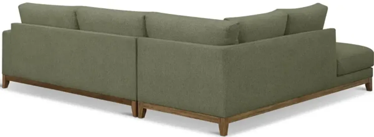 Madison Sectional With Left Chaise - Olivine