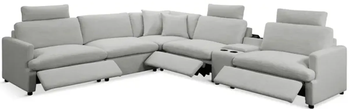 Nokomis 6 Piece Reclining Sectional