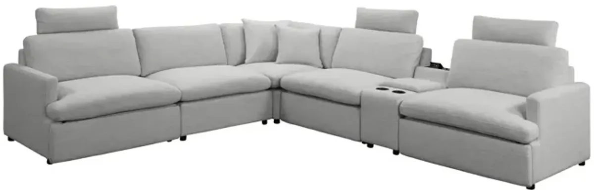 Nokomis 6 Piece Reclining Sectional