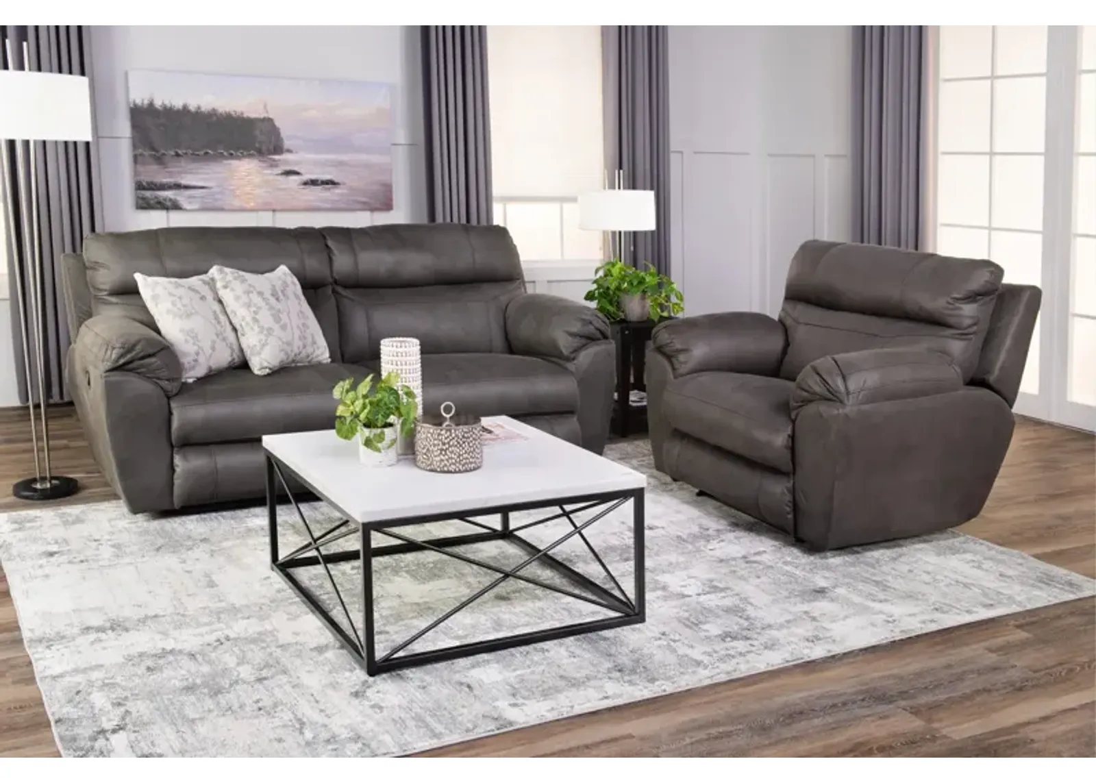 Titan Reclining Sofa and Recliner Set