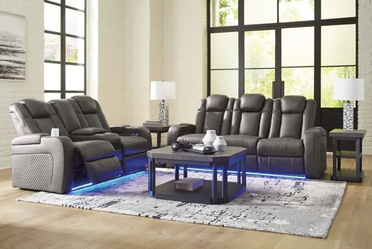 Astro Sofa And Loveseat Set - Shadow