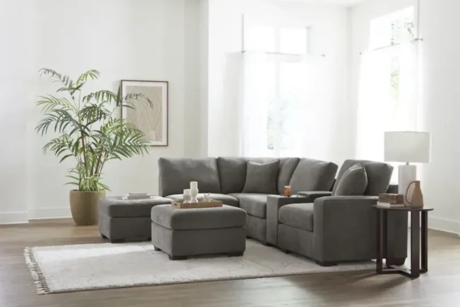 Knox 6 Piece Modular Sectional - Mocha