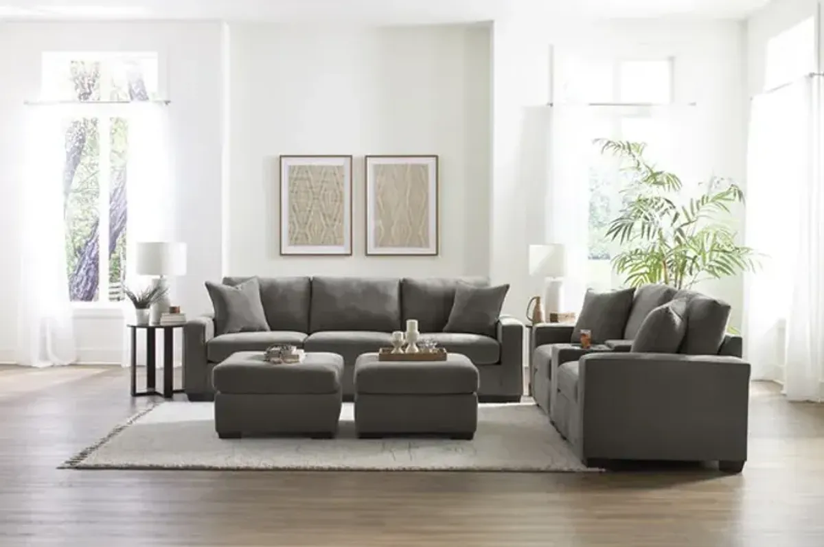 Knox 3 Piece Modular Sectional - Mocha