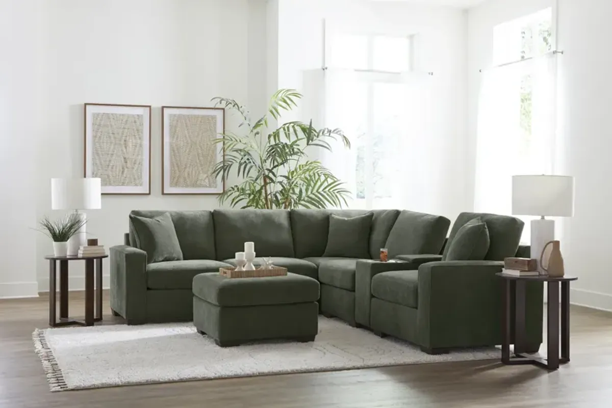 Knox 6 Piece Modular Sectional - Forest