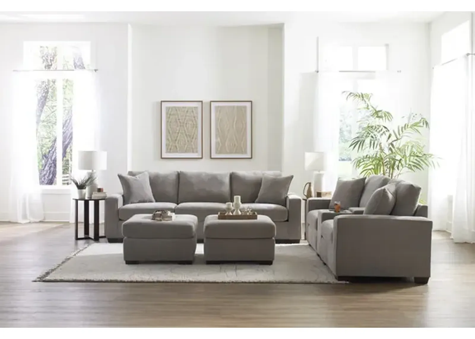 Knox 3 Piece Modular Sectional - Sand