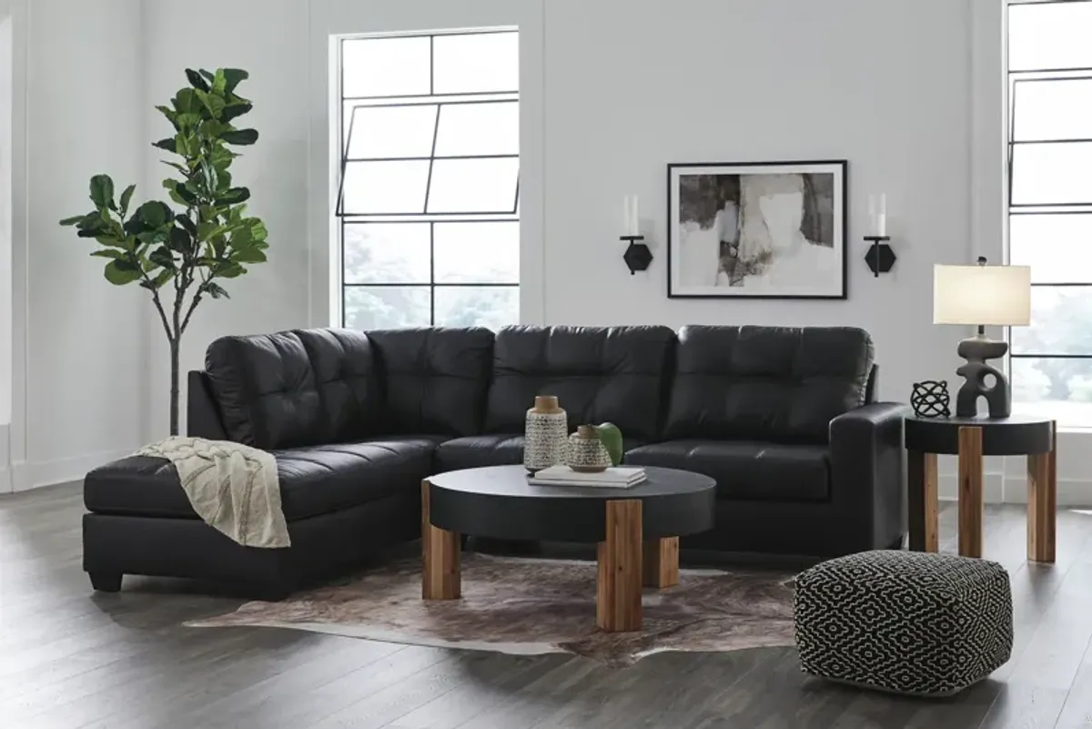 Harold Sectional with Left Chaise - Carbon