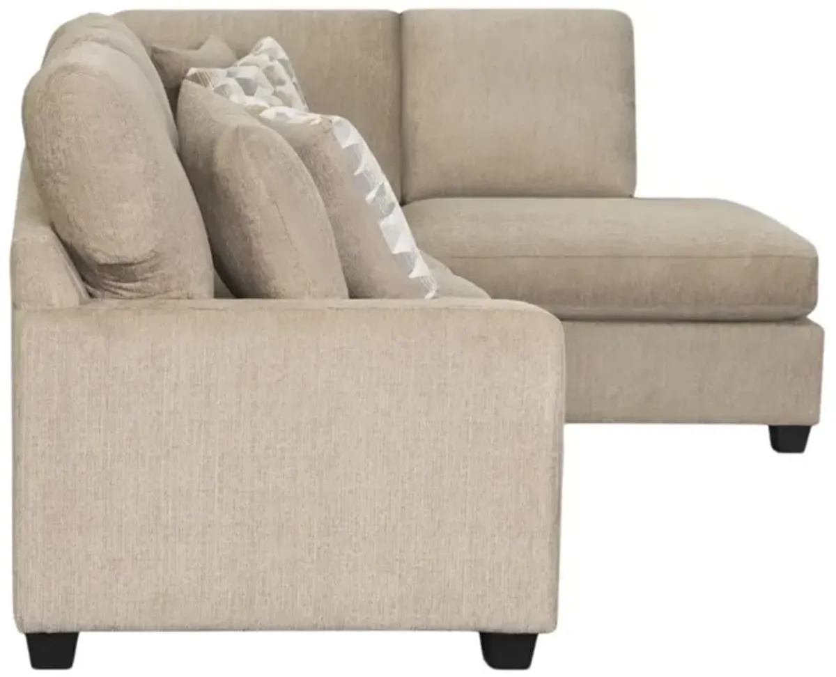 Gibson Sectional with Right Chaise - Desert