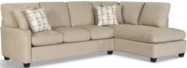 Gibson Sectional with Right Chaise - Desert