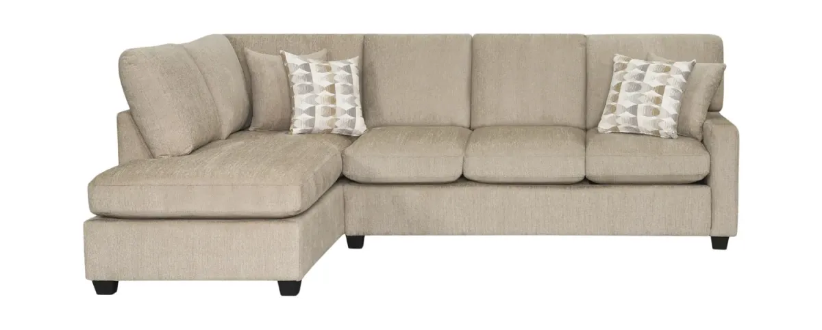 Gibson Sectional with Left Chaise - Desert