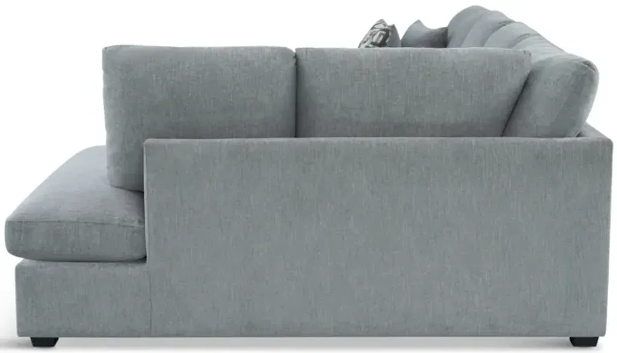 Gibson Sectional with Right Chaise - Marble