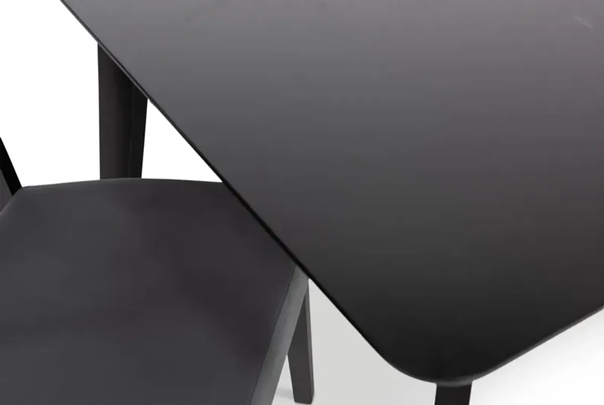 Ireland Extension Table With 4 Chairs - Espresso